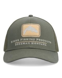 Double Haul Icon Trucker Smokey olive front