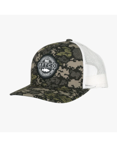 AFTCO Bass Patch Trucker Green Camo